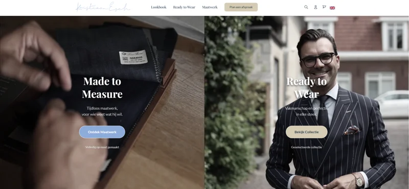 Website ontwerp Kristiaan Esch