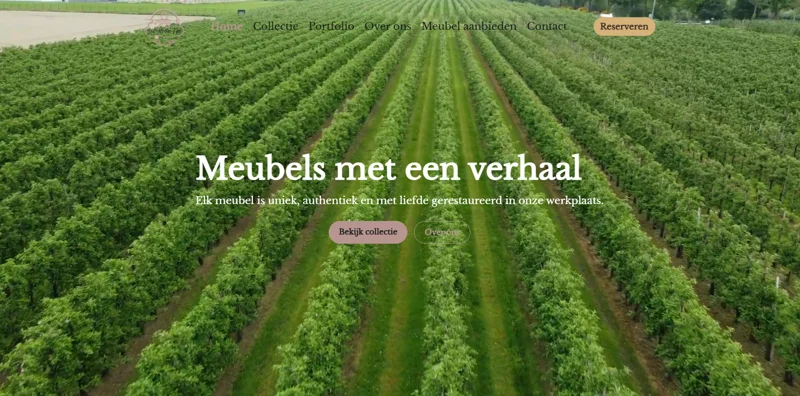 Website ontwerp Uit Moekes Tijd